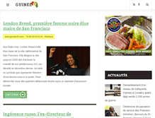 Tablet Screenshot of guinee24.com